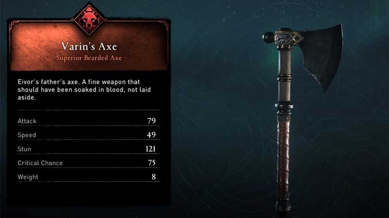 what is the best axe in assassin's creed valhalla