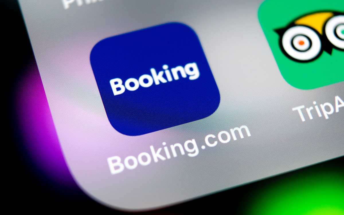 Le logo de l'application Booking