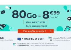 forfait Cdiscount Mobile 80 Go