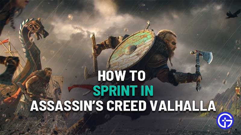 how to sprint in assassins creed valhalla