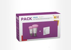 pack 2 ampoules philips hue wc 2