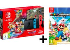 pack console nintendo switch neon mario kart 8