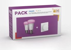 pack reequipement Philips Hue ampoules Tap Dial Switch