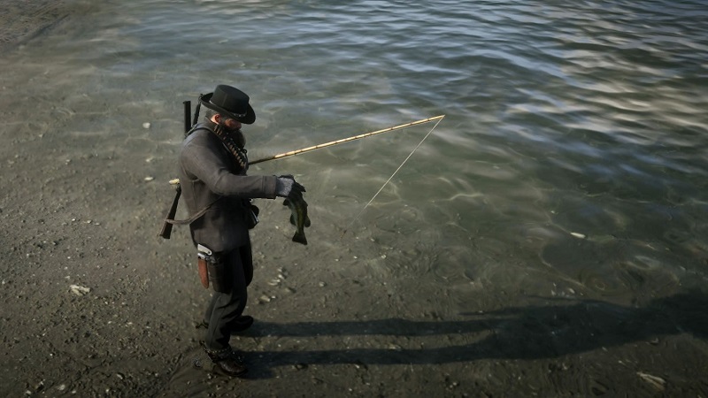 red dead redemption 2 fishing pole
