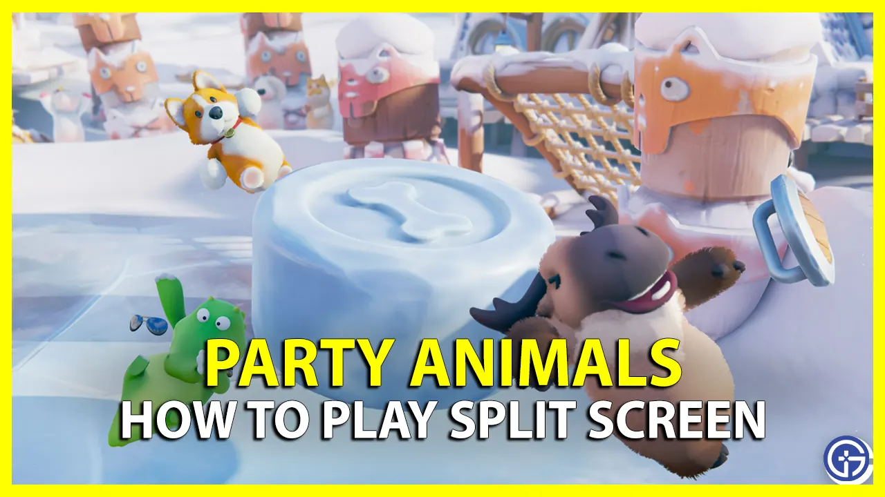 How to Play Party Animals Split Screen