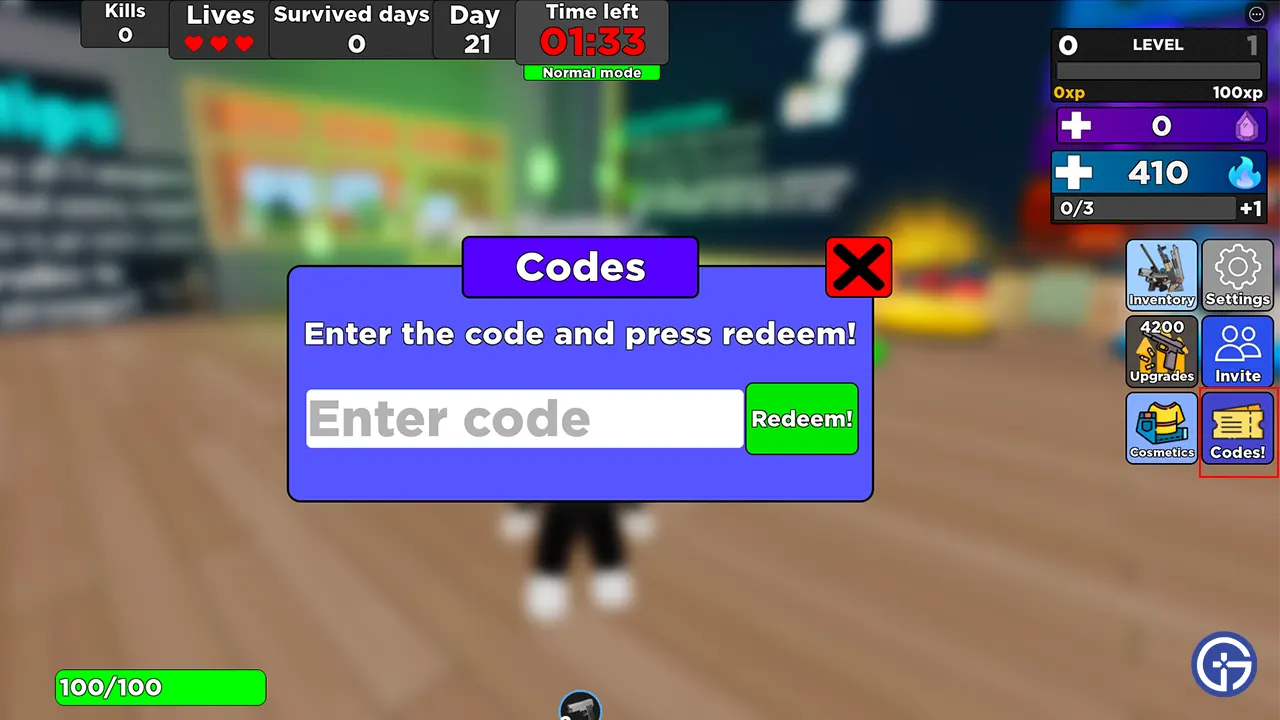How to Redeem Roblox All of Us Are Dead codes