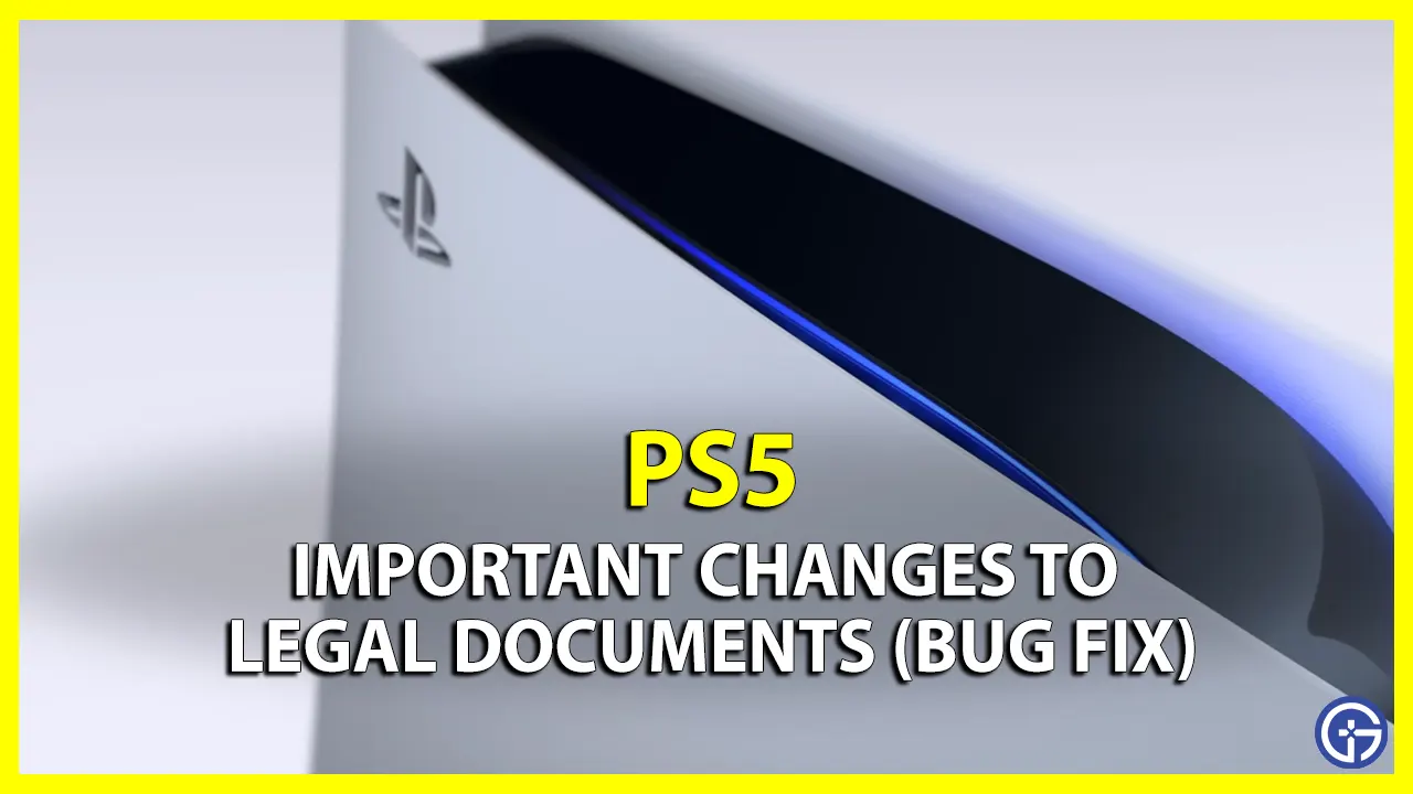 PS5 Important Changes To Your Legal Documents (Fix)