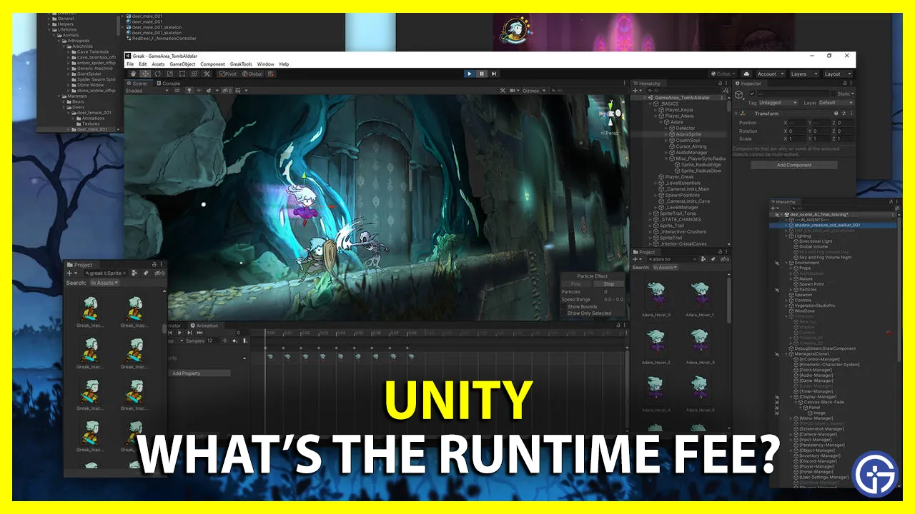 what is the unity runtime fee